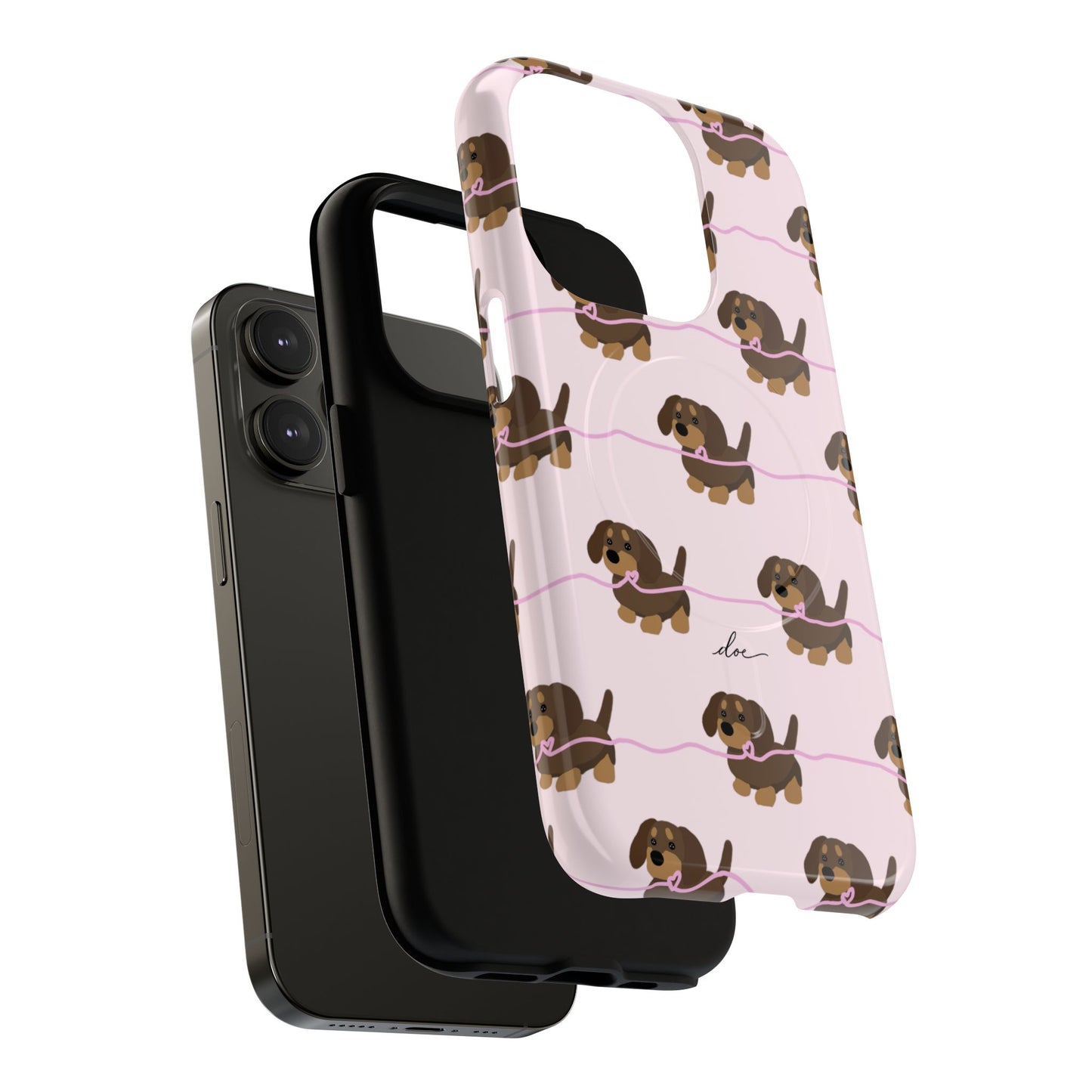 Pink Dachshunds Magsafe Case