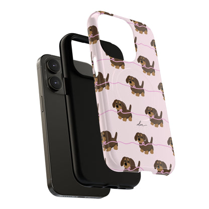Pink Dachshunds Magsafe Case
