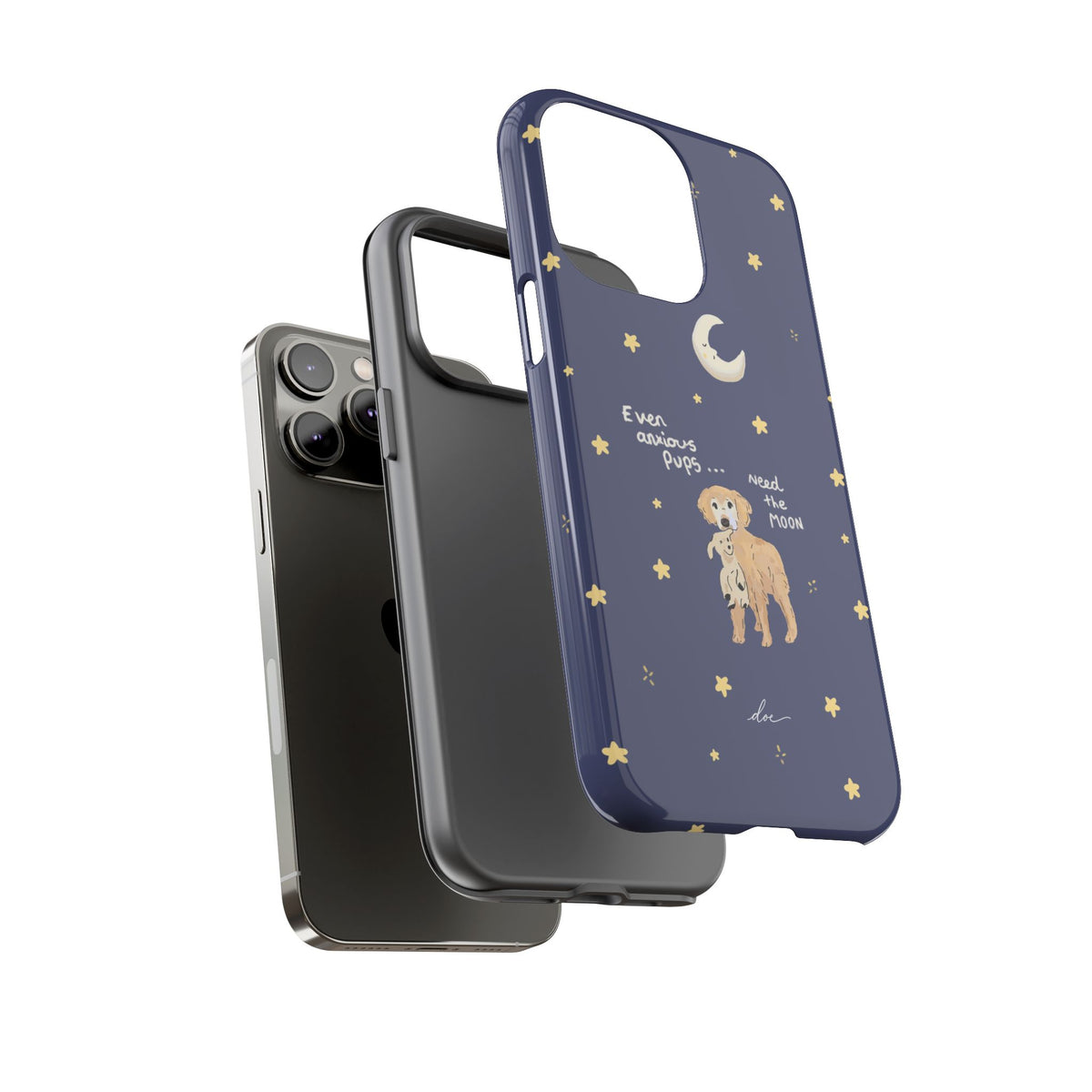 Anxious Pup iPhone Case