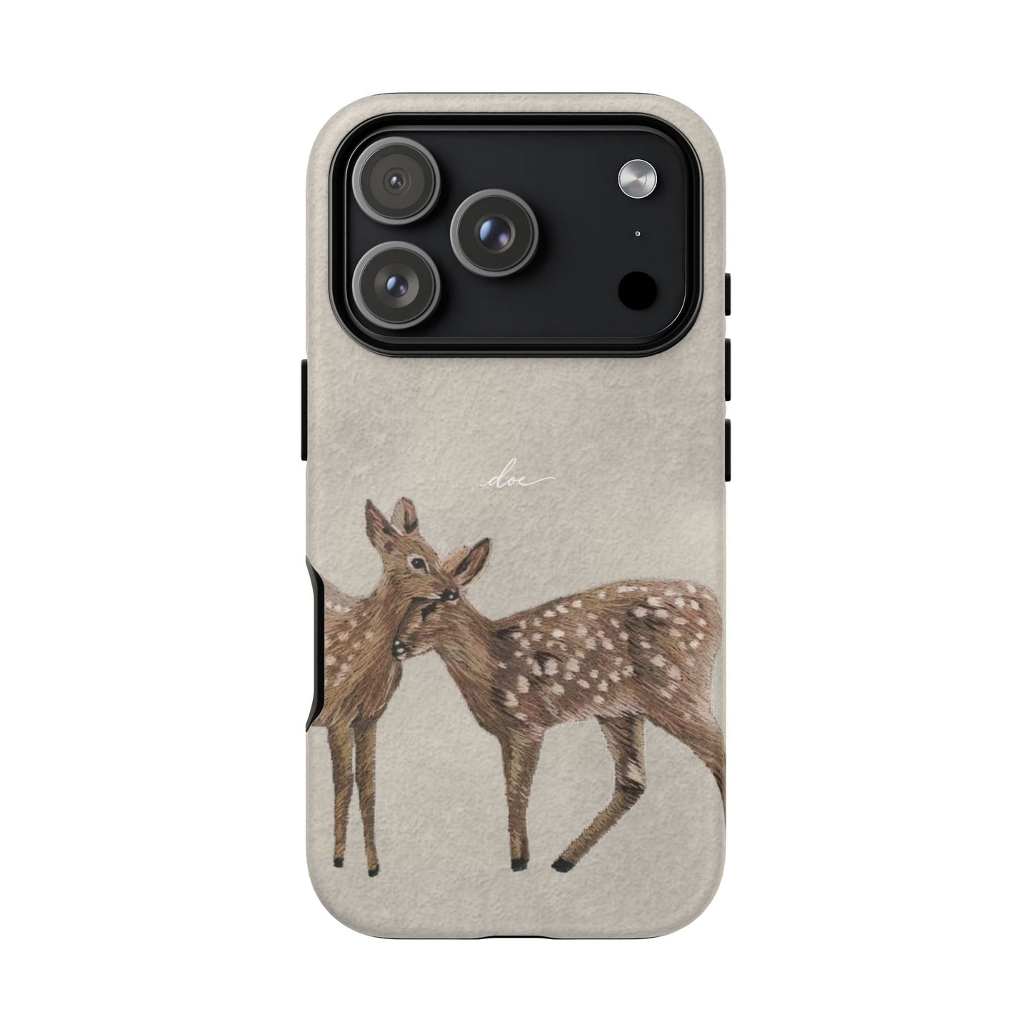 Deer Duo iPhone Case