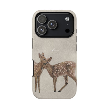 Deer Duo iPhone Case