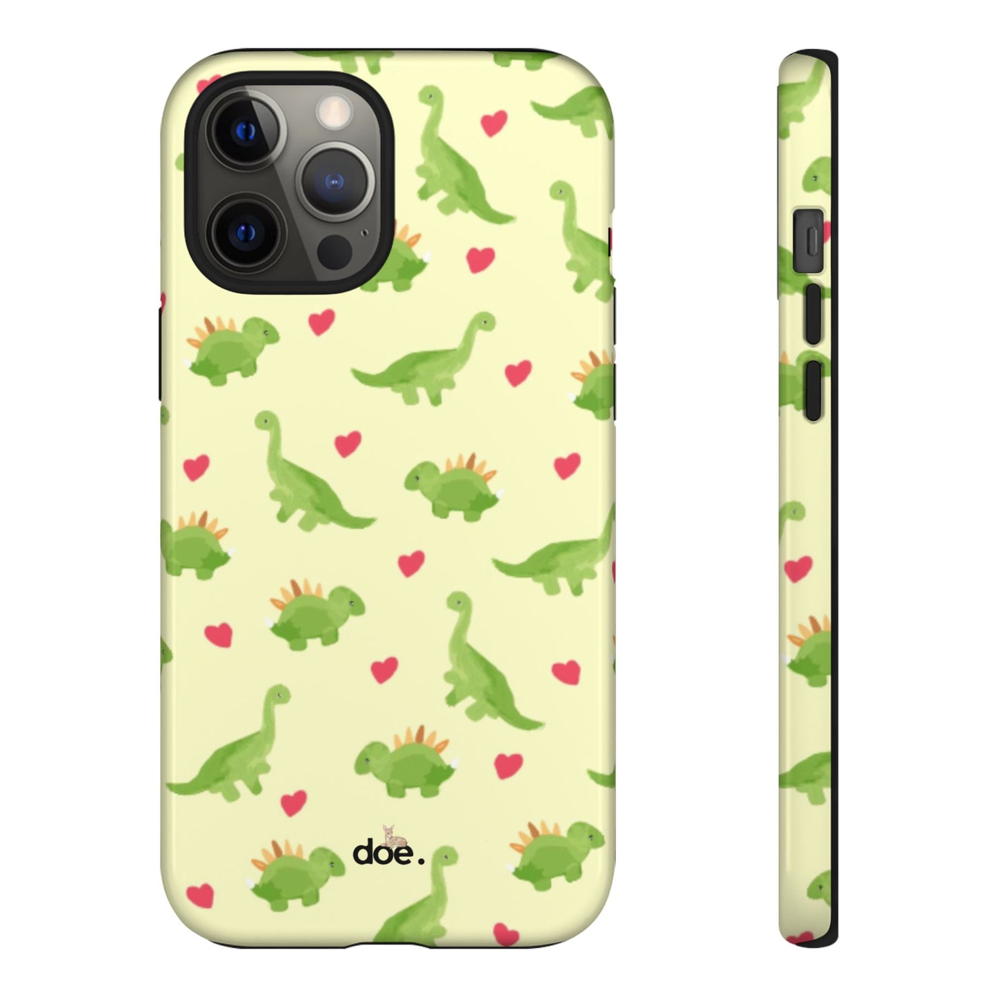 Dino Doodles iPhone Case