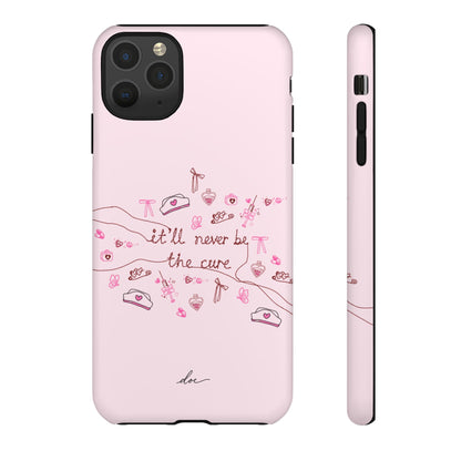 Never The Cure iPhone Case