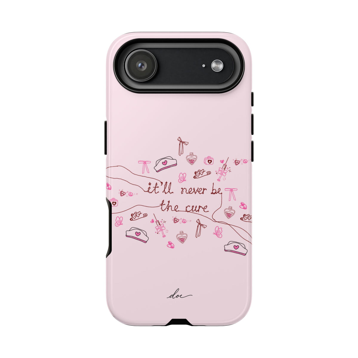 Never The Cure iPhone Case