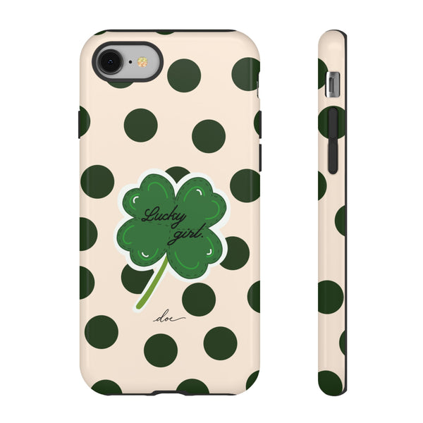 Lucky Girl iPhone Case