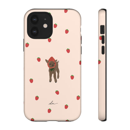 Strawberry Fawn iPhone Case