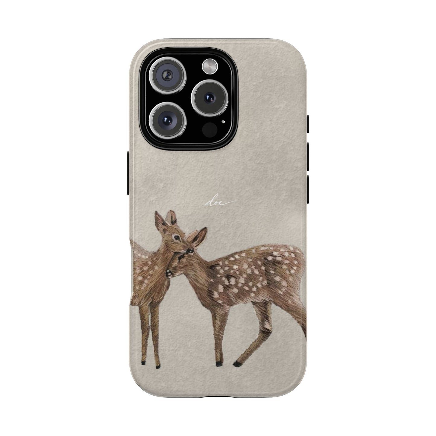 Deer Duo iPhone Case
