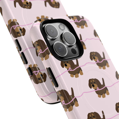Pink Dachshunds Magsafe Case