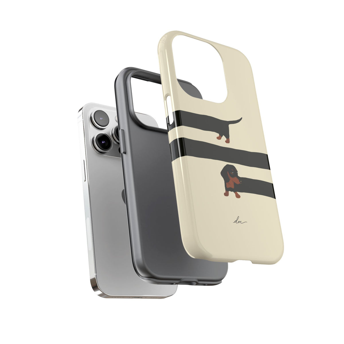 Stretchy The Dachshund iPhone Case
