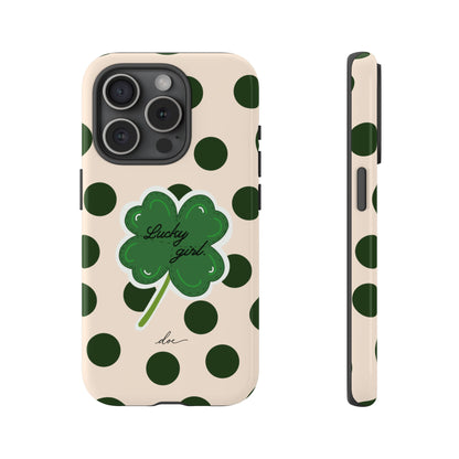 Lucky Girl iPhone Case