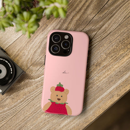 Strawberry Bear iPhone Case