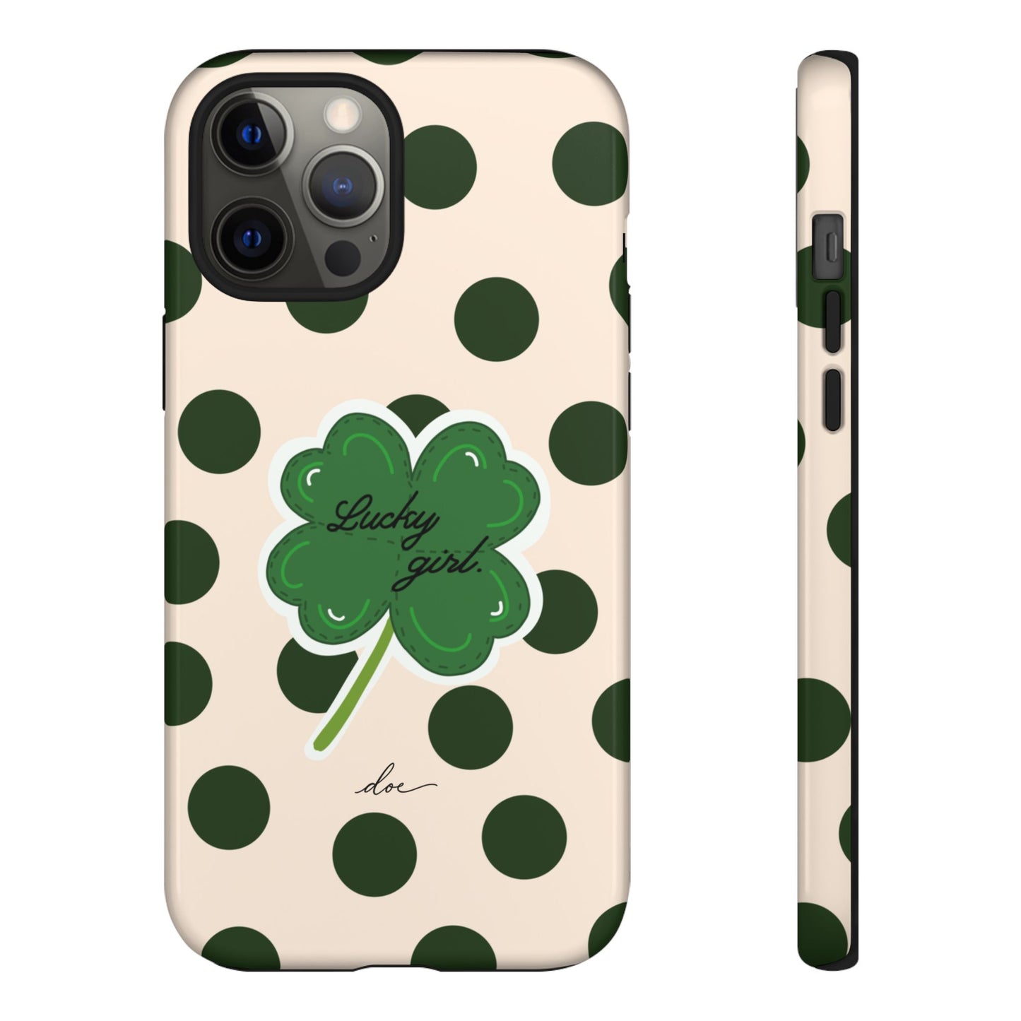 Lucky Girl iPhone Case
