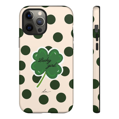 Lucky Girl iPhone Case