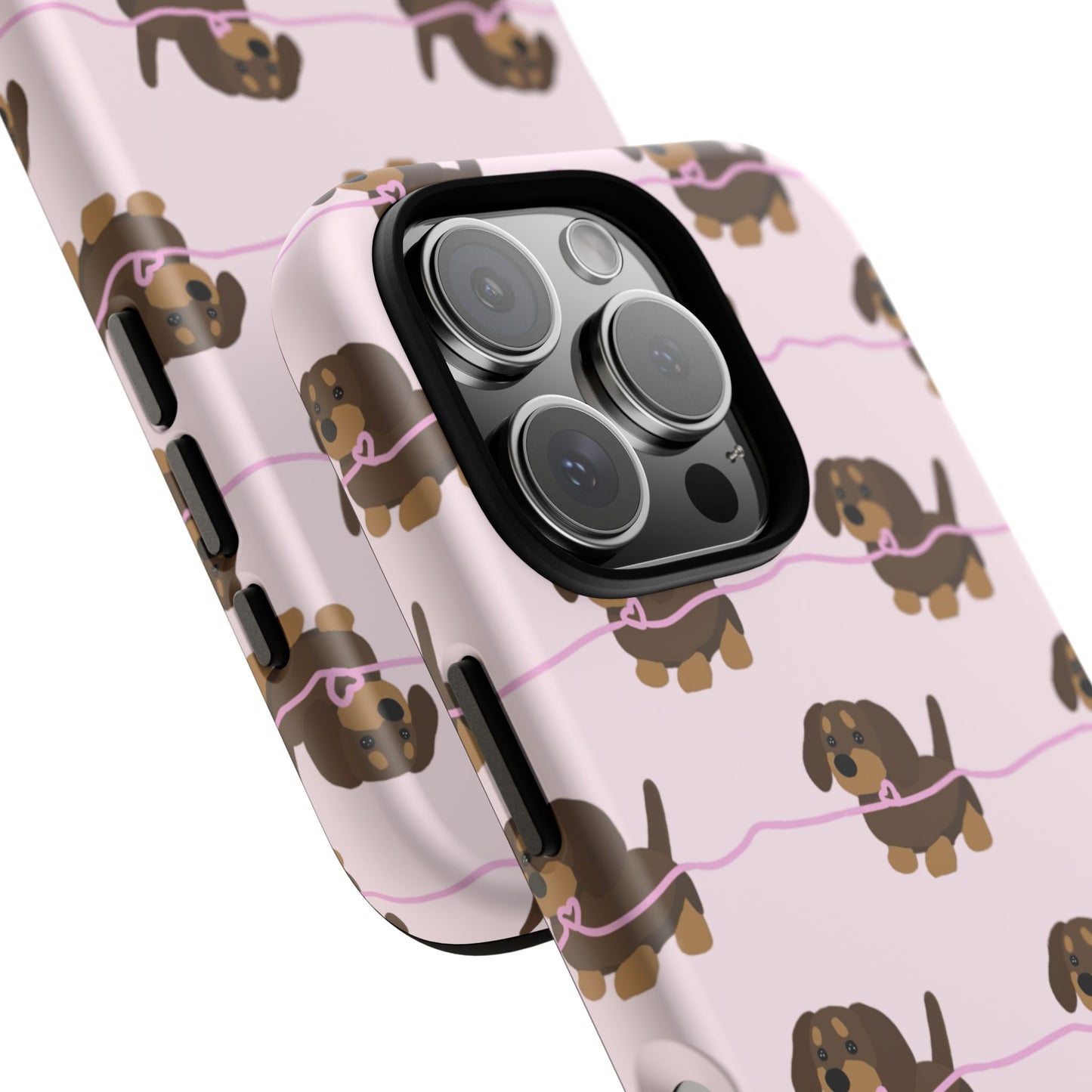 Pink Dachshunds iPhone Case