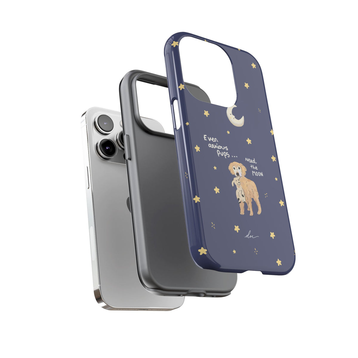 Anxious Pup iPhone Case