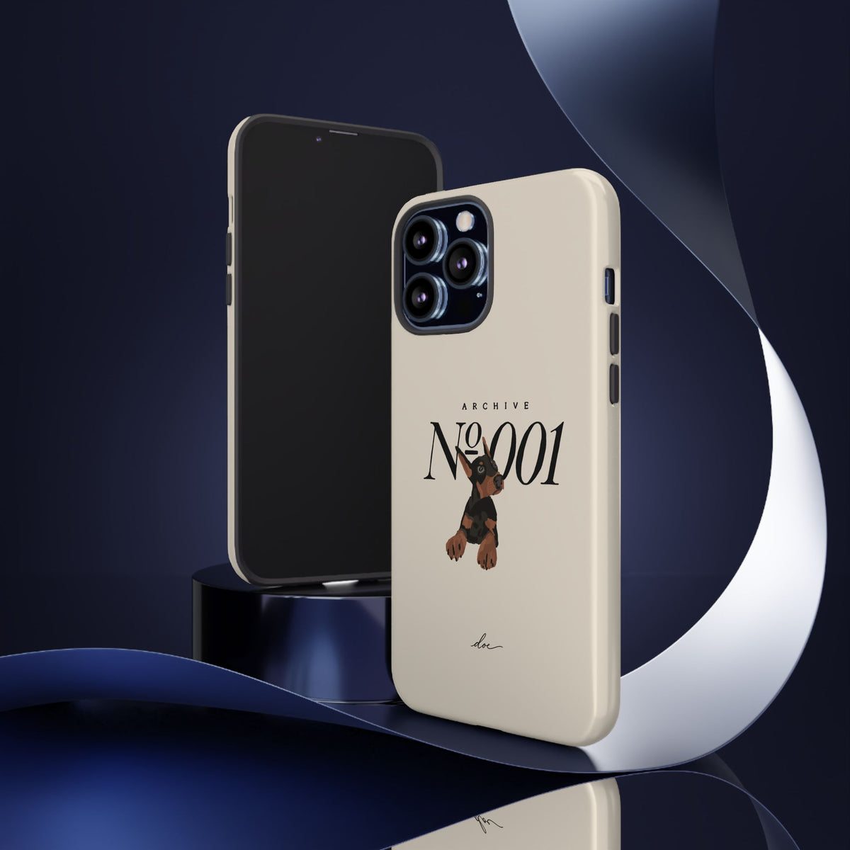 Doberman 001 iPhone Case