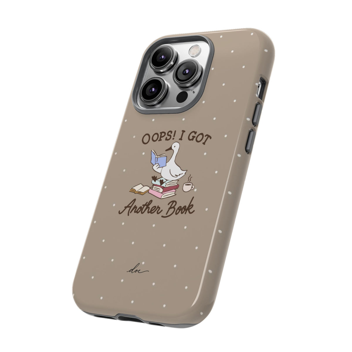Oops Another Book! iPhone Case