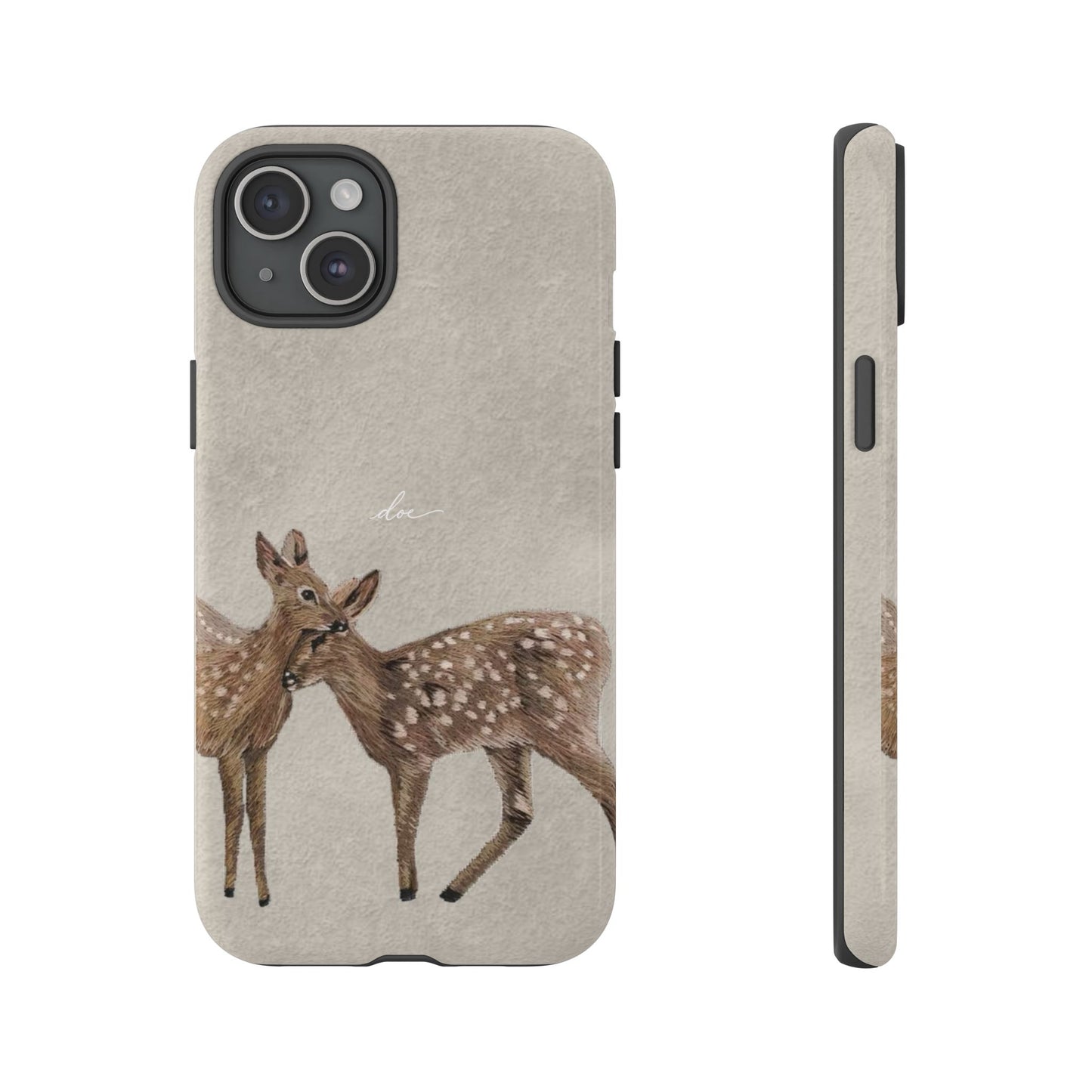 Deer Duo iPhone Case