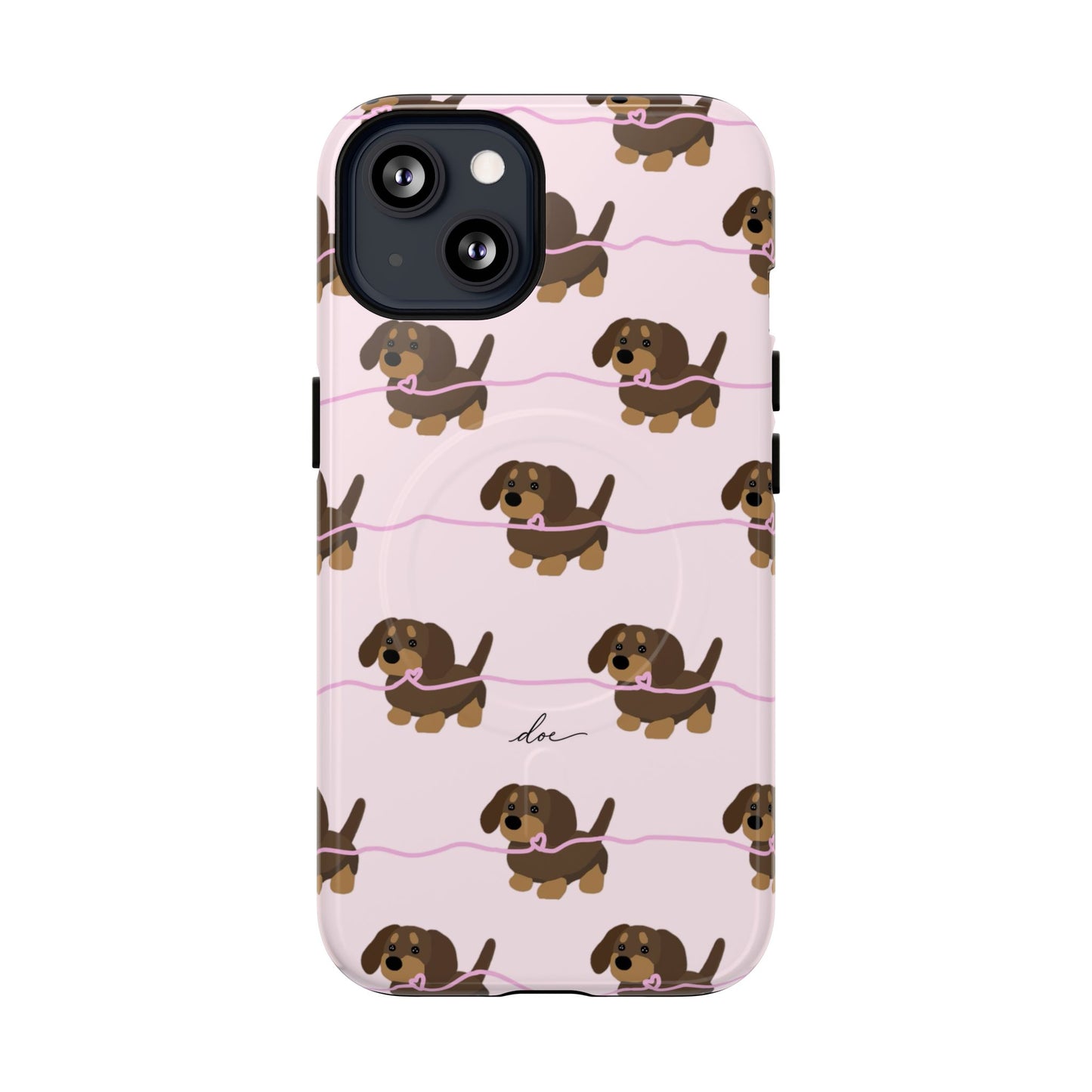 Pink Dachshunds Magsafe Case