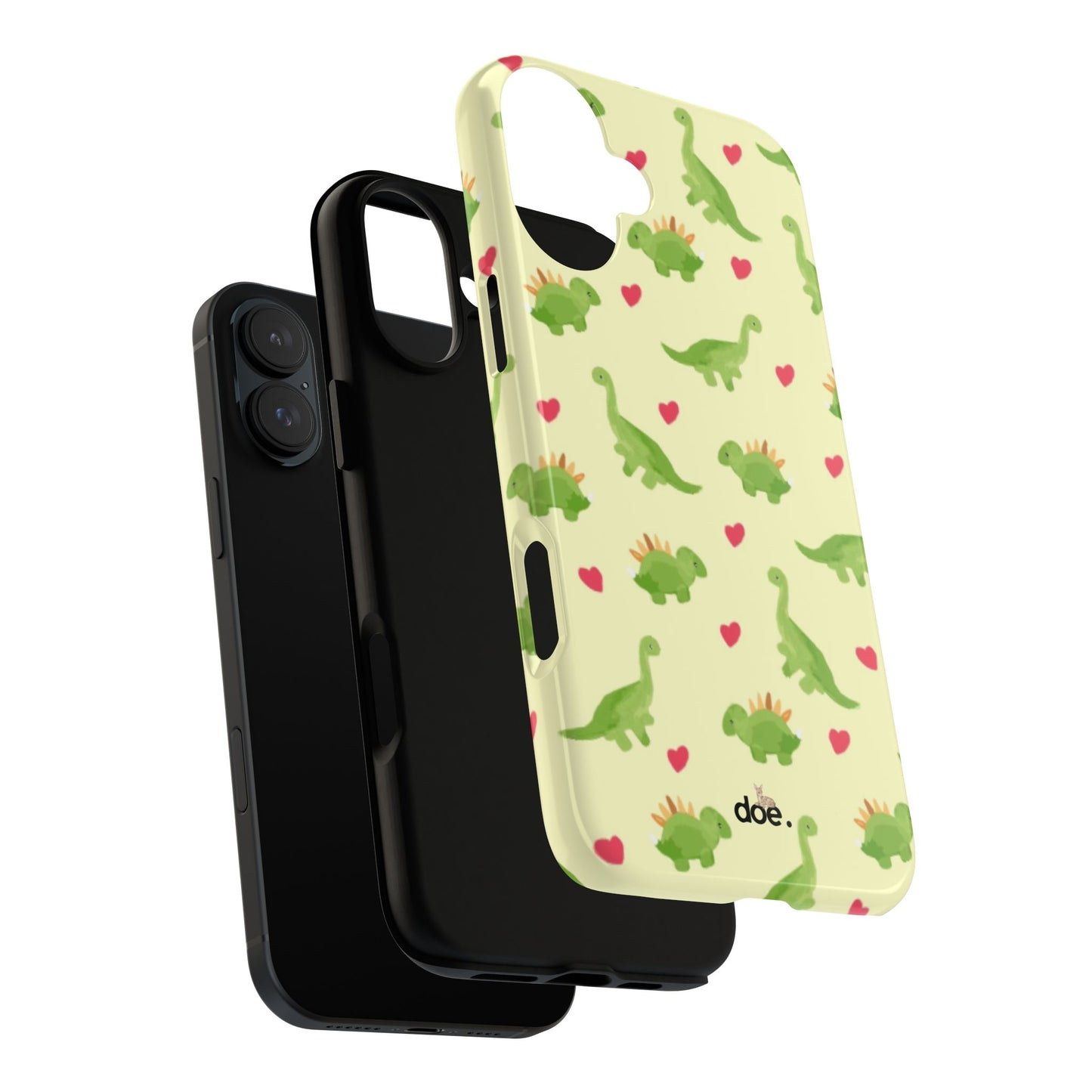 Dino Doodles iPhone Case