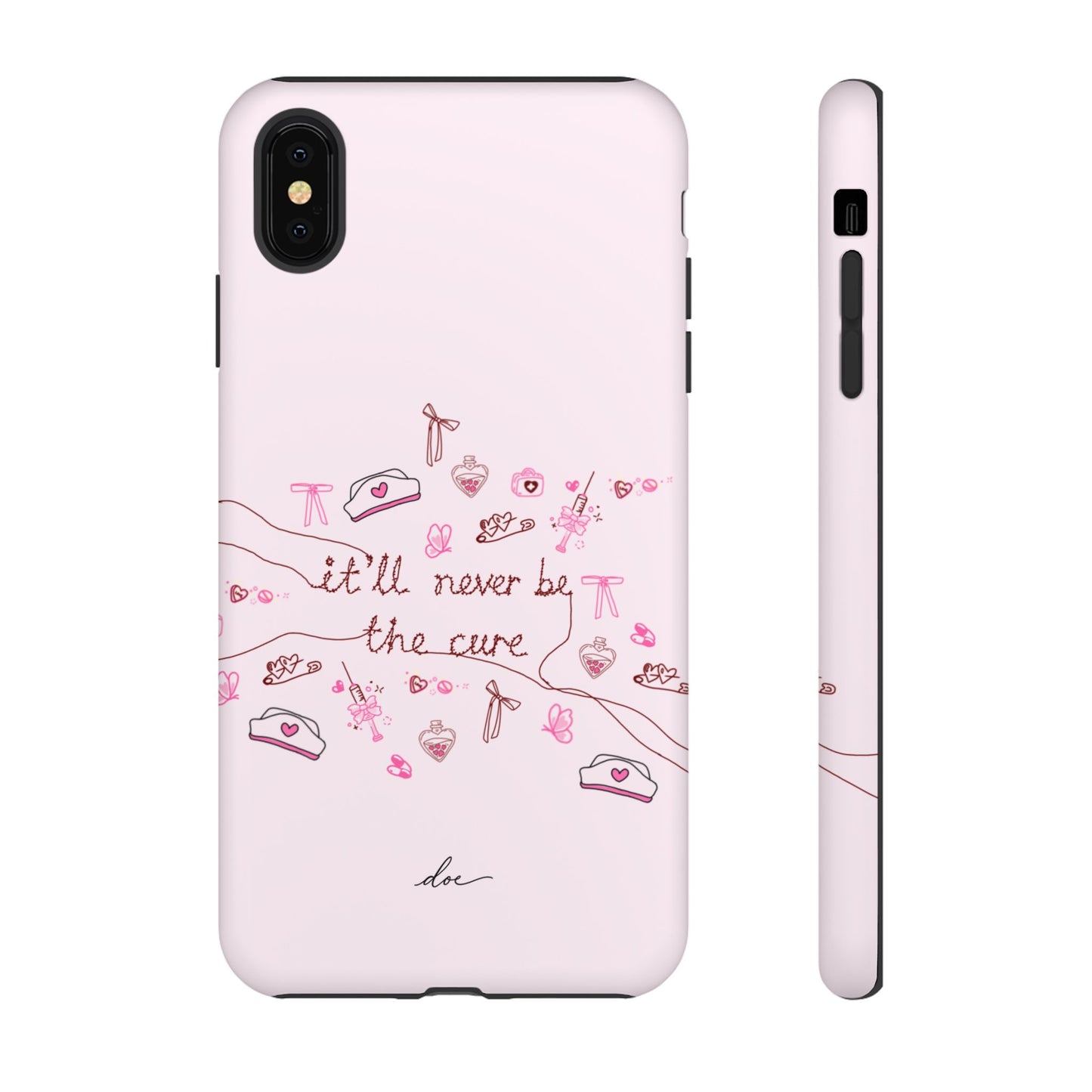 Never The Cure iPhone Case