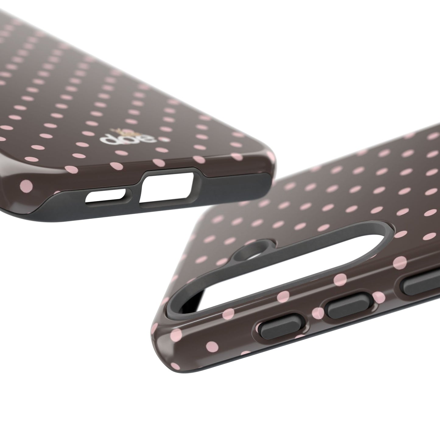 Brown Polka Dot Samsung Case