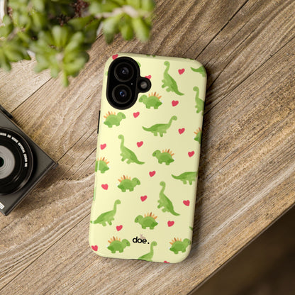 Dino Doodles iPhone Case