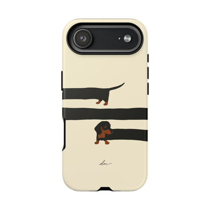Stretchy The Dachshund iPhone Case