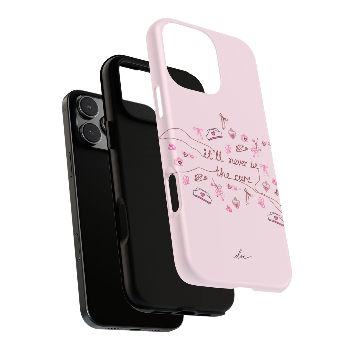 Never The Cure iPhone Case