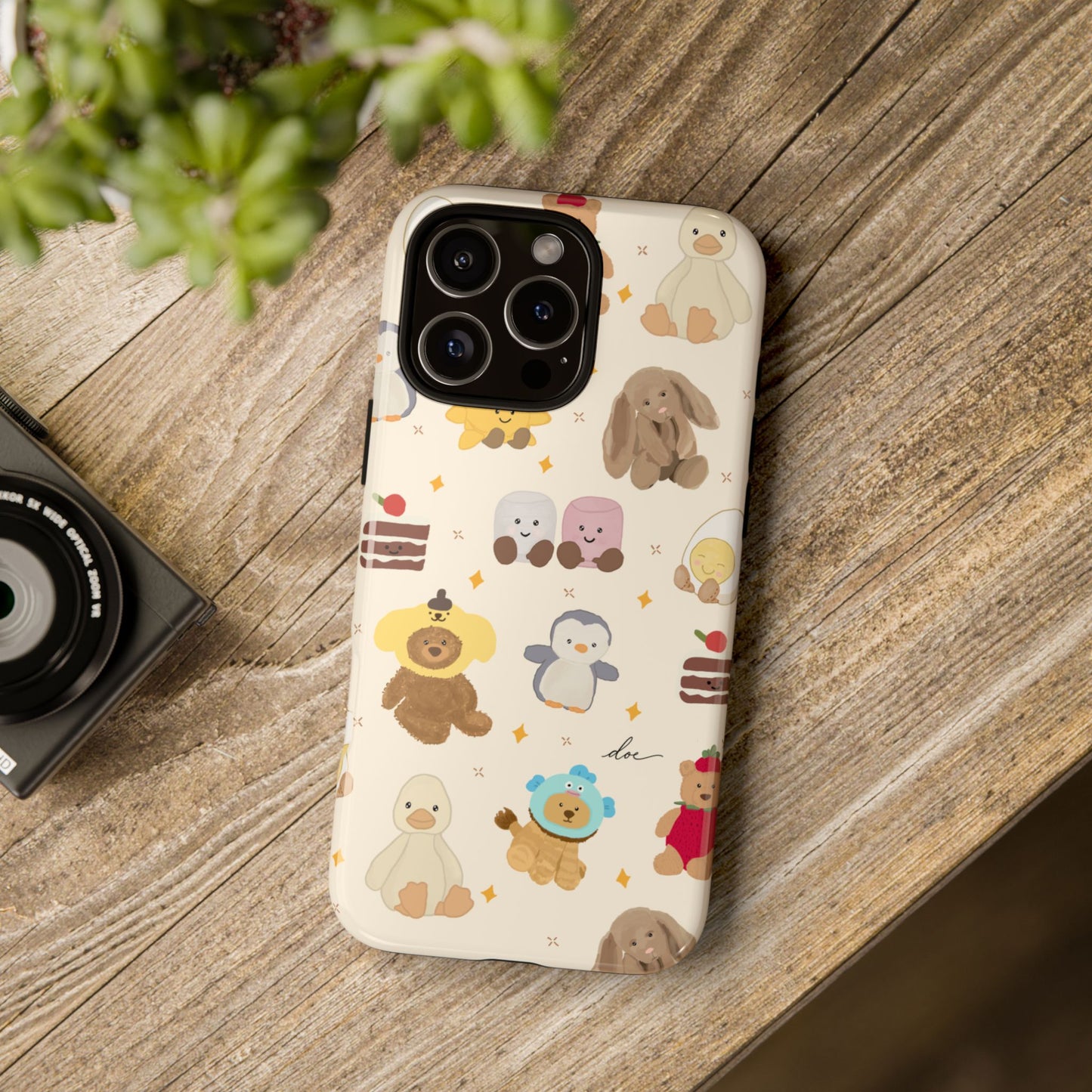 Teddy Chaos iPhone Case