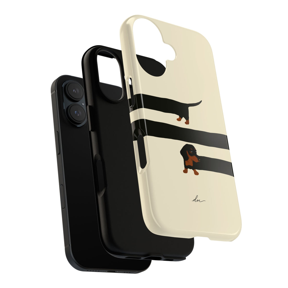 Stretchy The Dachshund iPhone Case