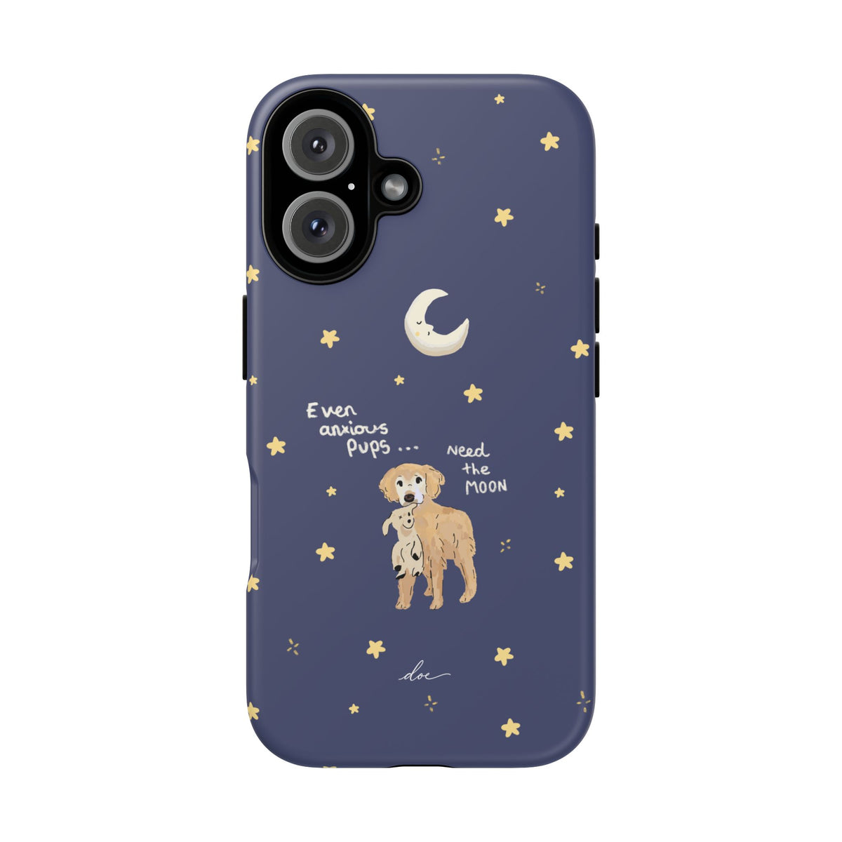 Anxious Pup iPhone Case