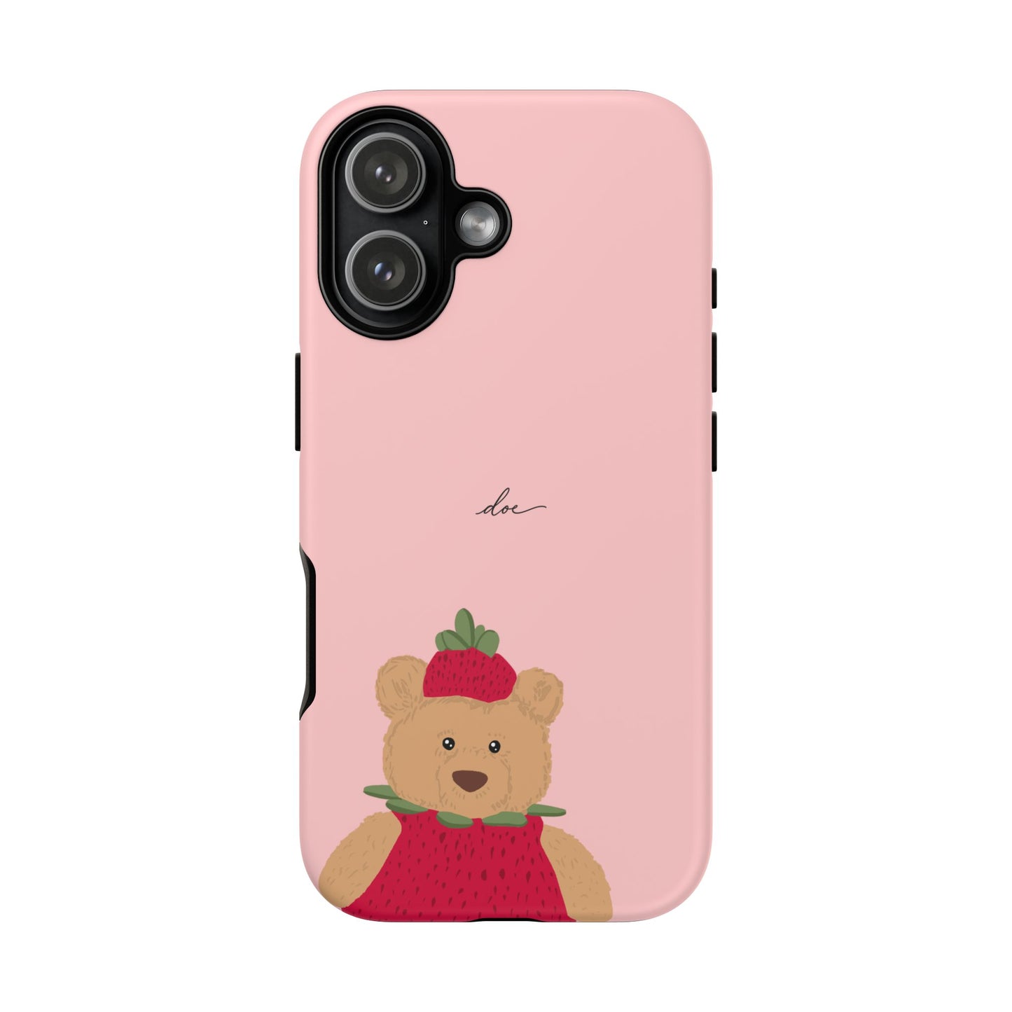 Strawberry Bear iPhone Case