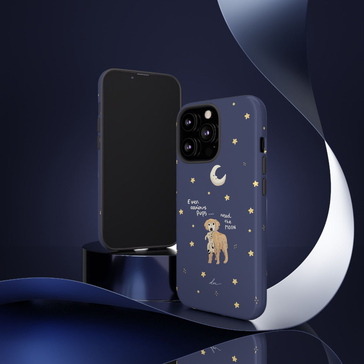 Anxious Pup iPhone Case