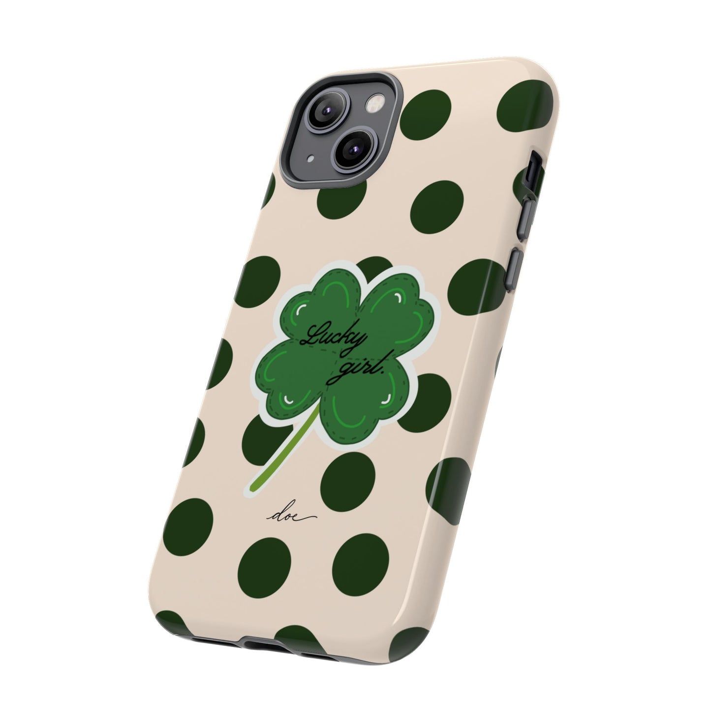 Lucky Girl iPhone Case