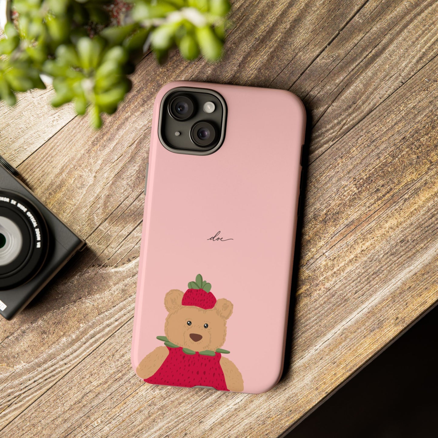 Strawberry Bear iPhone Case