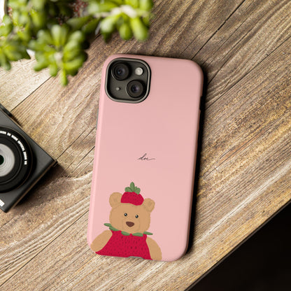 Strawberry Bear iPhone Case
