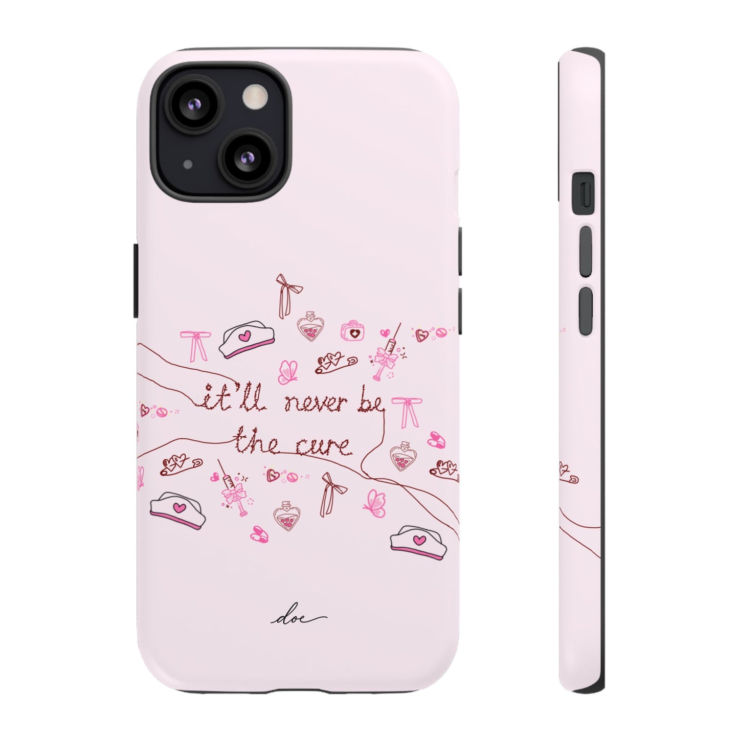Never The Cure iPhone Case