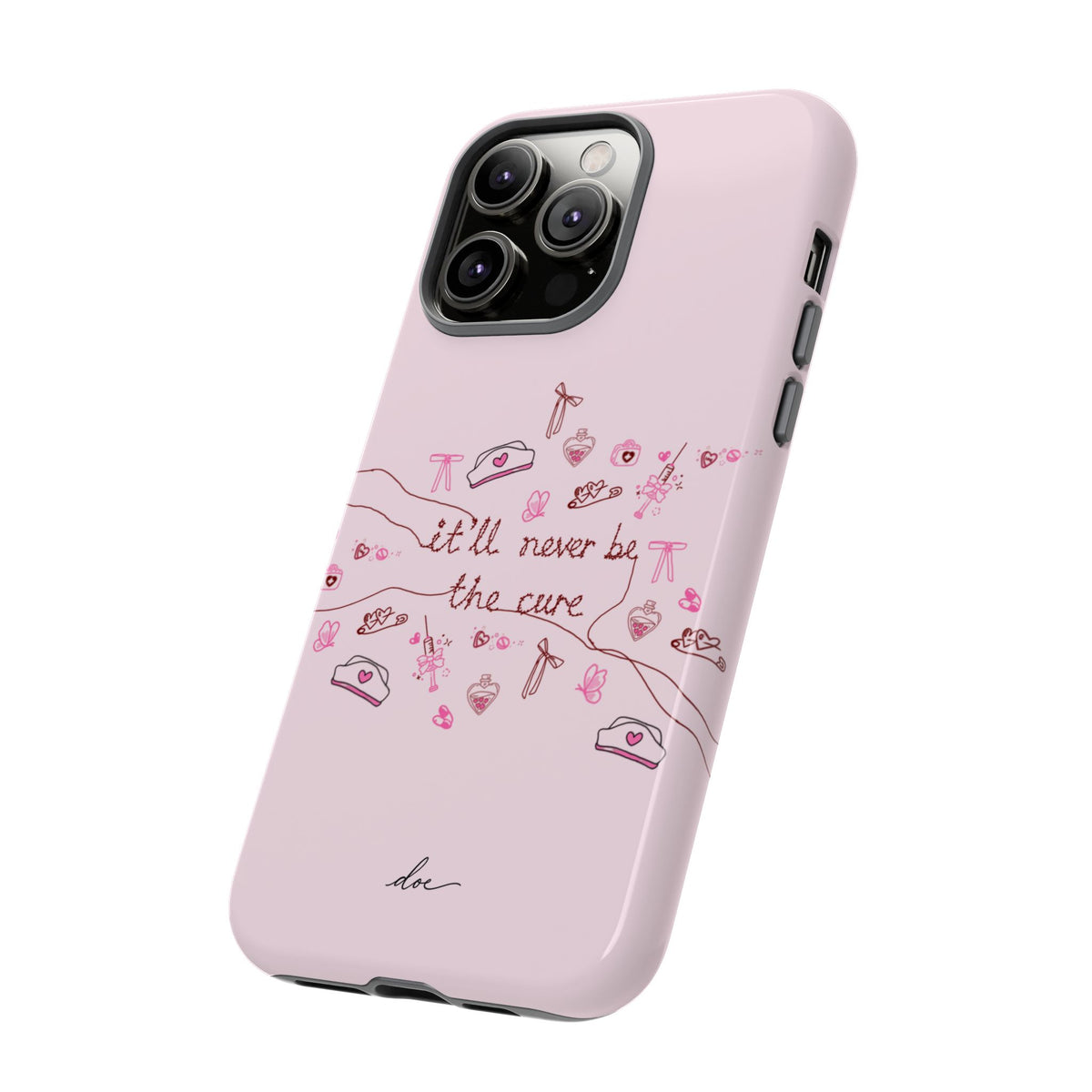 Never The Cure iPhone Case