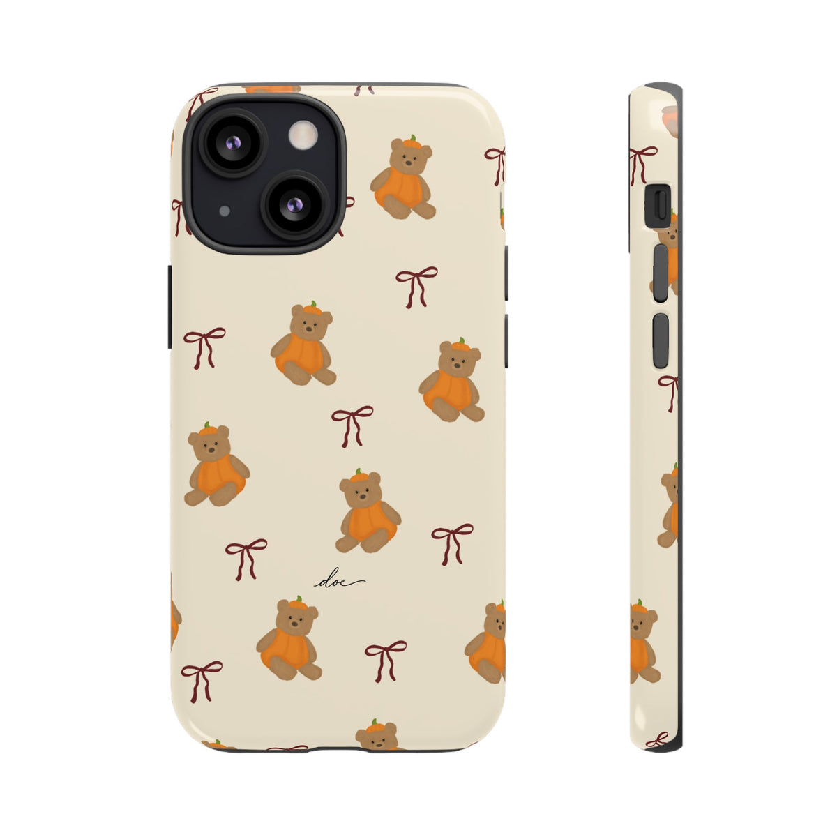 Pumpkin Bows iPhone Case
