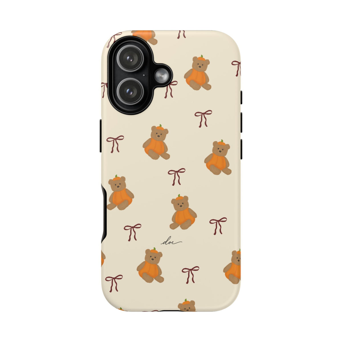 Pumpkin Bows iPhone Case