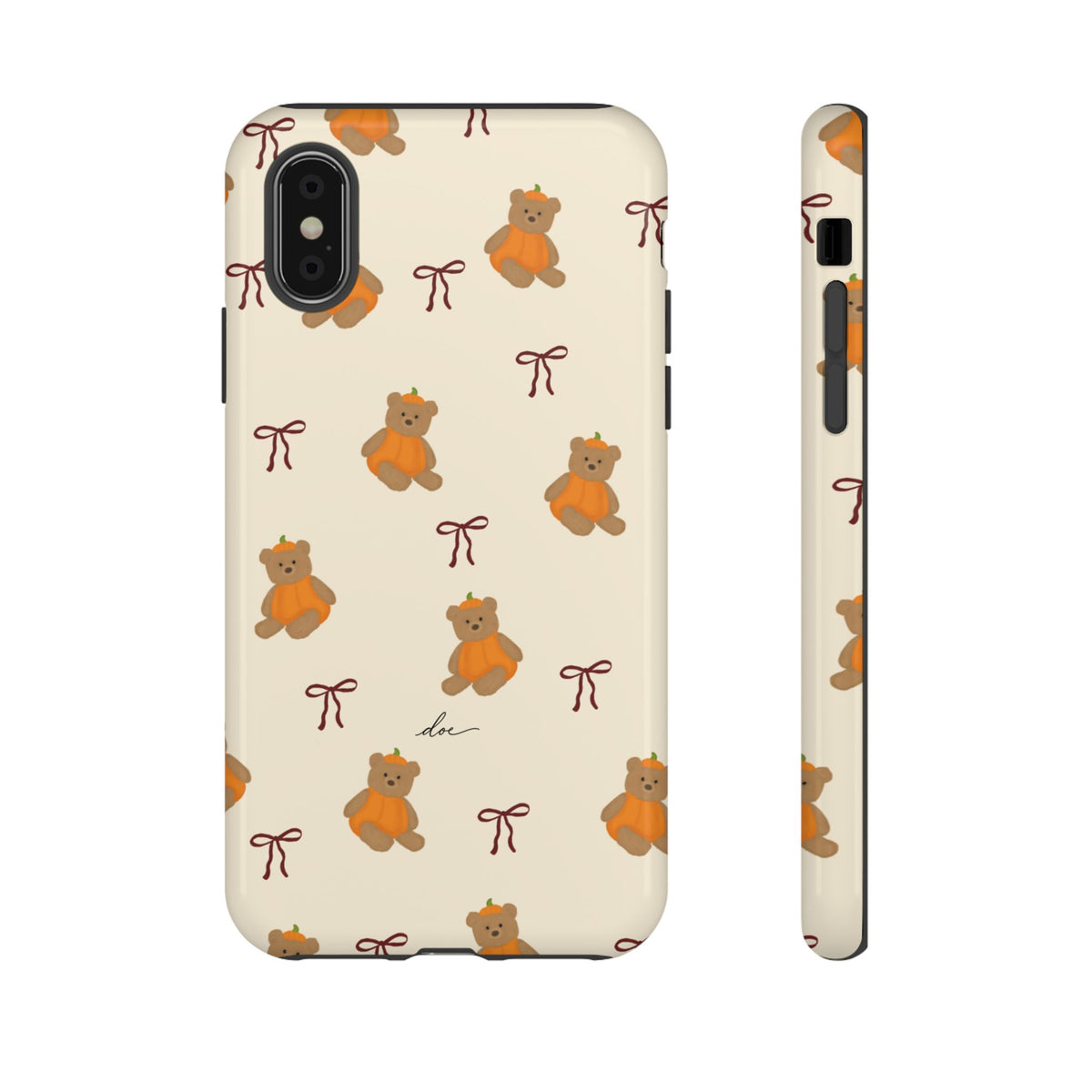 Pumpkin Bows iPhone Case