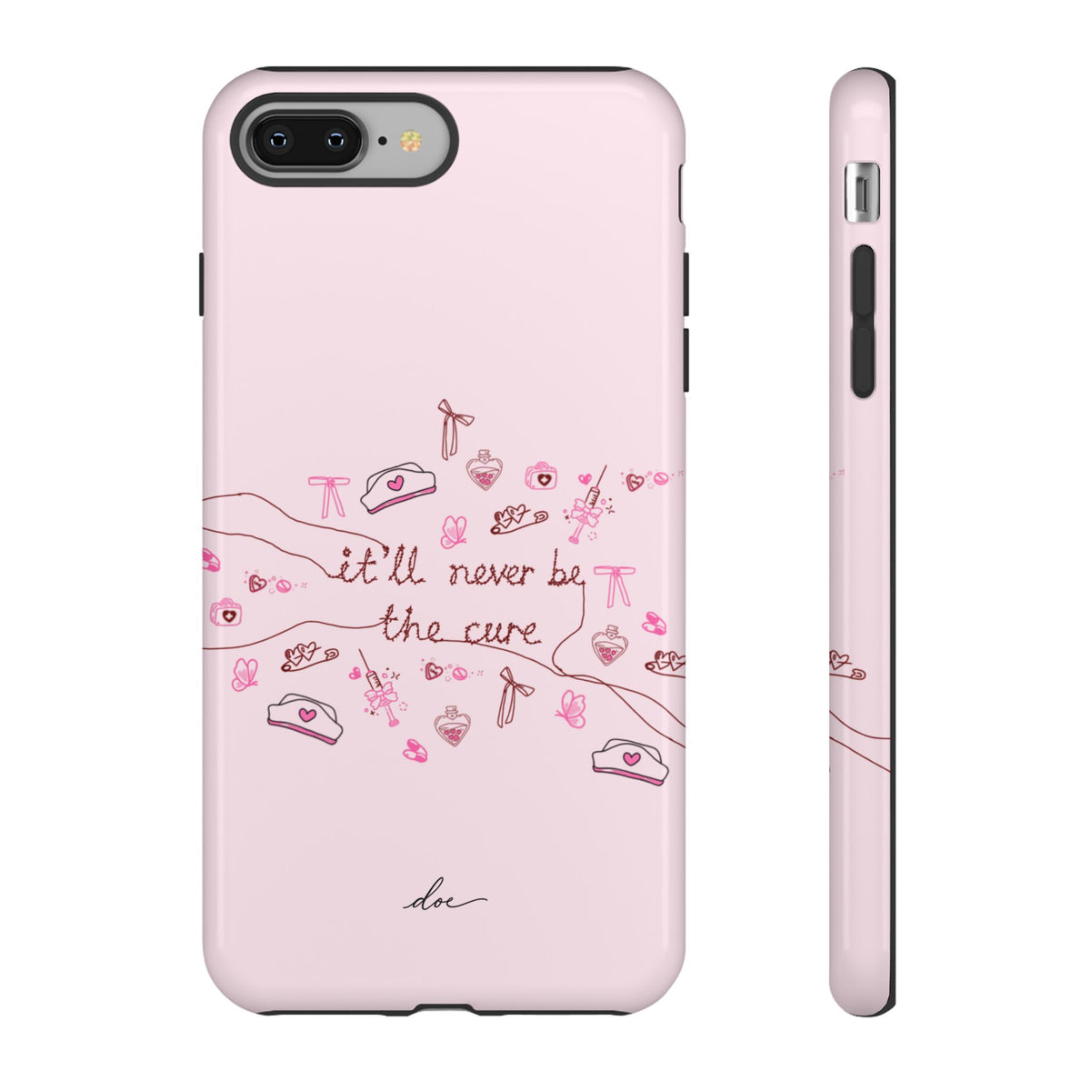 Never The Cure iPhone Case