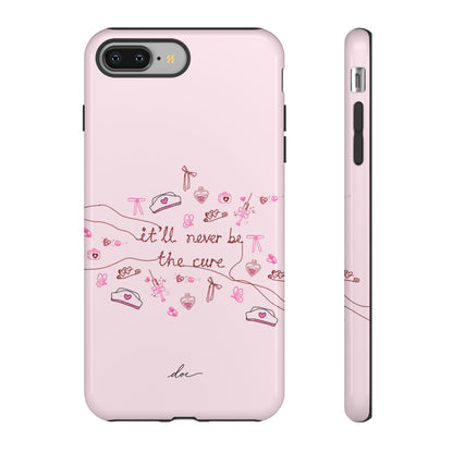 Never The Cure iPhone Case