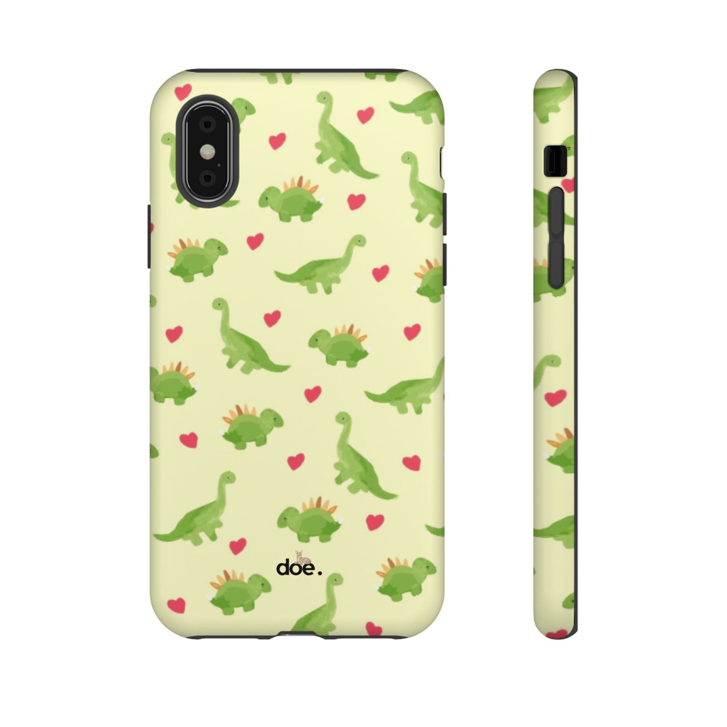 Dino Doodles iPhone Case