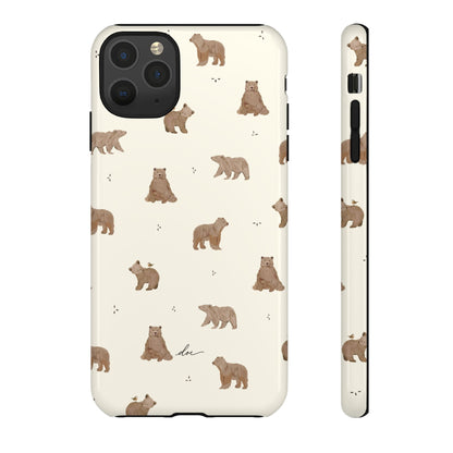 Brown Bears iPhone Case