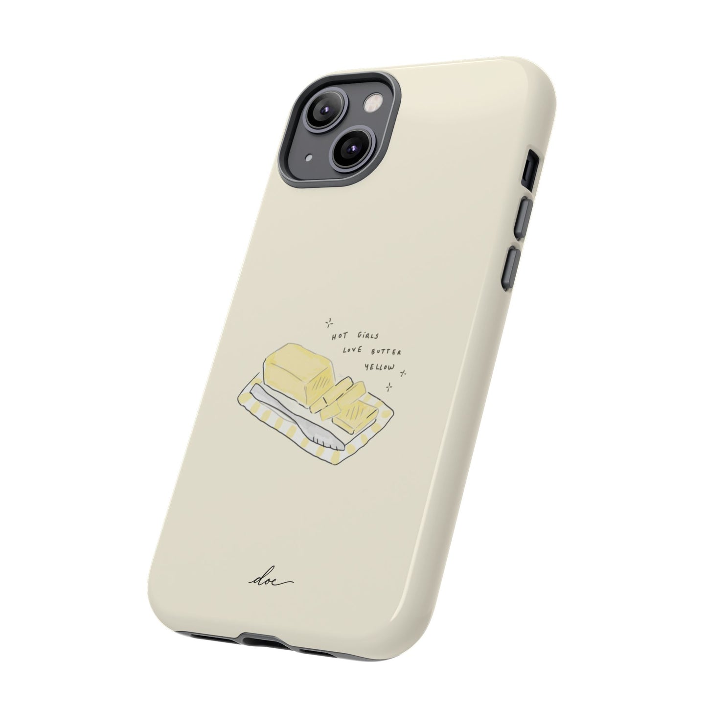 Butter Yellow iPhone Case