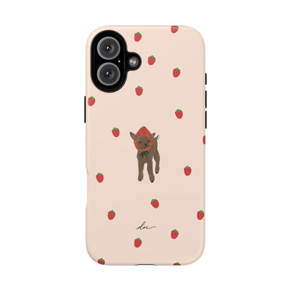 Strawberry Fawn iPhone Case