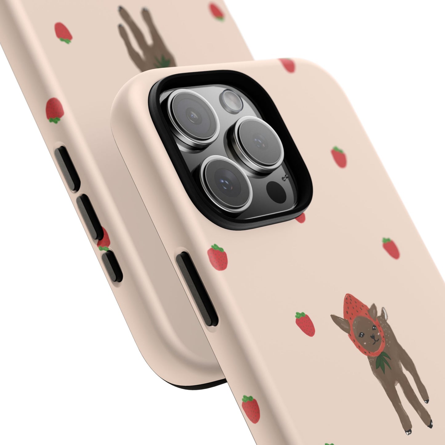 Strawberry Fawn iPhone Case