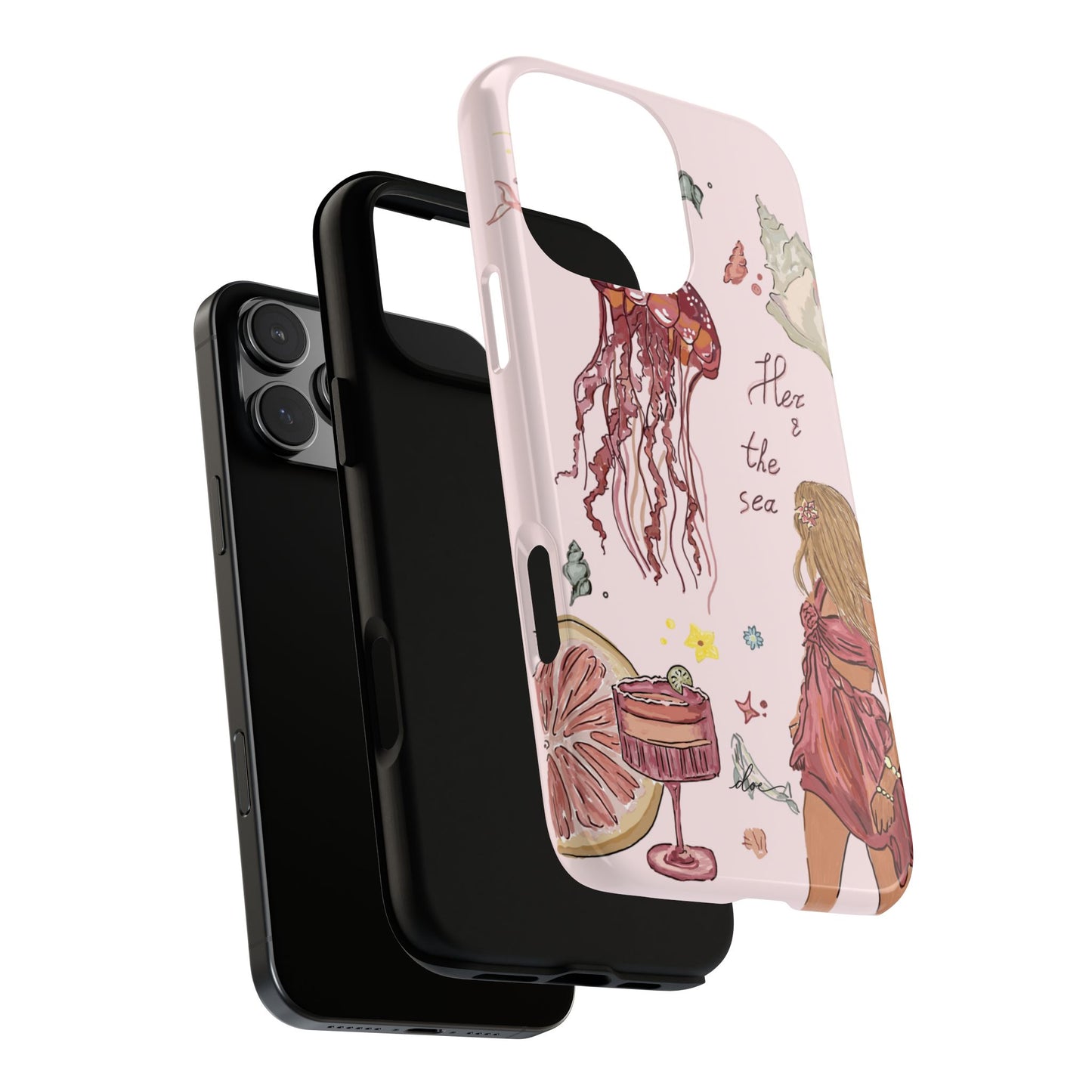 Her & The Sea iPhone Case